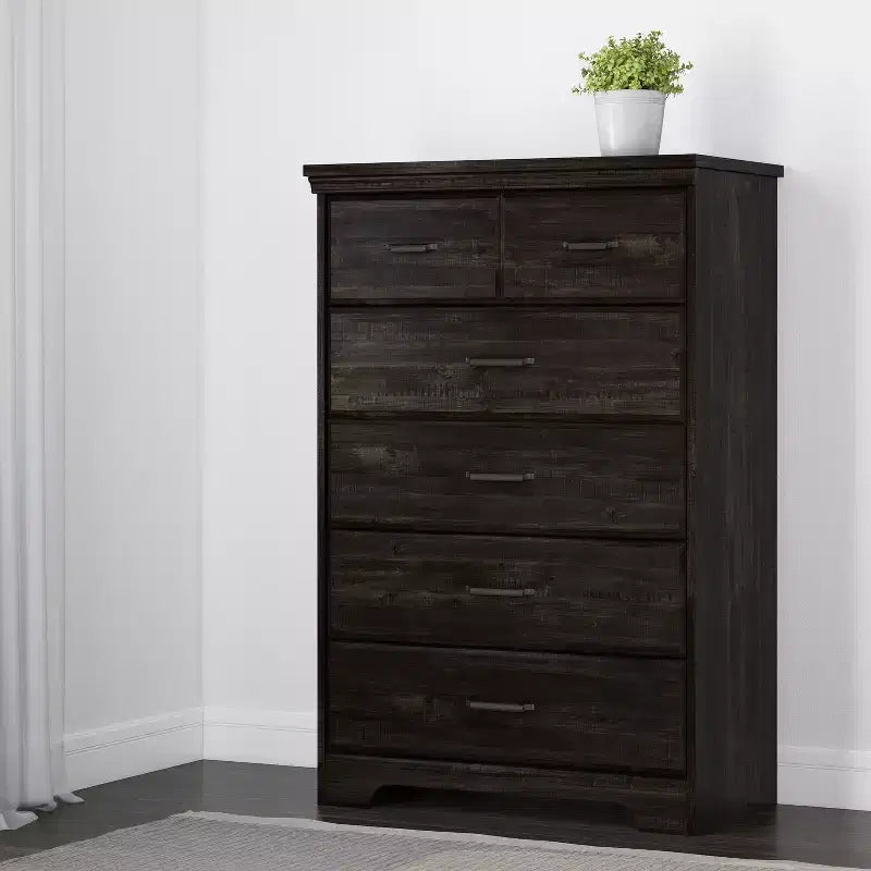 Commode HomeStock à 5 tiroirs Versa