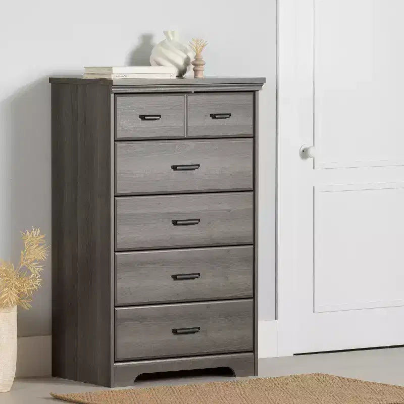 Commode HomeStock à 5 tiroirs Versa