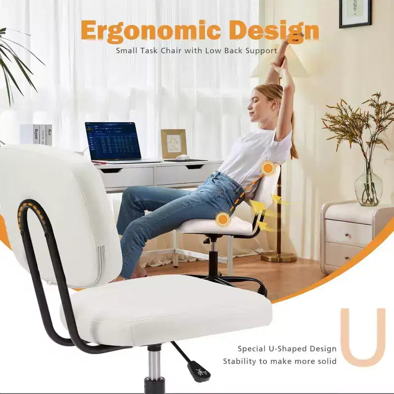 MAYEERTY Chaises de salle à manger, lot de 2, en cuir, pour salle de conférence, avec accoudoirs rembourrés, chaise de bureau en cuir PU