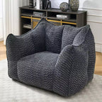 Fauteuils canapés avec mousse haute résilience pour salons et chambres, canapés paresseux carrés confortables, canapés pour adultes pour jouer, lire et regarder la télévision