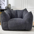 Fauteuils canapés avec mousse haute résilience pour salons et chambres, canapés paresseux carrés confortables, canapés pour adultes pour jouer, lire et regarder la télévision