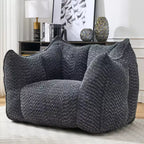 Fauteuils canapés avec mousse haute résilience pour salons et chambres, canapés paresseux carrés confortables, canapés pour adultes pour jouer, lire et regarder la télévision