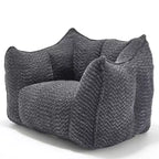 Fauteuils canapés avec mousse haute résilience pour salons et chambres, canapés paresseux carrés confortables, canapés pour adultes pour jouer, lire et regarder la télévision