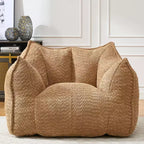 Fauteuils canapés avec mousse haute résilience pour salons et chambres, canapés paresseux carrés confortables, canapés pour adultes pour jouer, lire et regarder la télévision