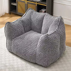 Fauteuils canapés avec mousse haute résilience pour salons et chambres, canapés paresseux carrés confortables, canapés pour adultes pour jouer, lire et regarder la télévision