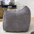 Fauteuils canapés avec mousse haute résilience pour salons et chambres, canapés paresseux carrés confortables, canapés pour adultes pour jouer, lire et regarder la télévision