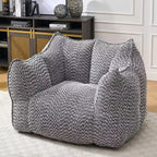 Fauteuils canapés avec mousse haute résilience pour salons et chambres, canapés paresseux carrés confortables, canapés pour adultes pour jouer, lire et regarder la télévision