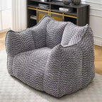 Fauteuils canapés avec mousse haute résilience pour salons et chambres, canapés paresseux carrés confortables, canapés pour adultes pour jouer, lire et regarder la télévision