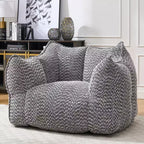 Fauteuils canapés avec mousse haute résilience pour salons et chambres, canapés paresseux carrés confortables, canapés pour adultes pour jouer, lire et regarder la télévision