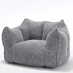 Fauteuils canapés avec mousse haute résilience pour salons et chambres, canapés paresseux carrés confortables, canapés pour adultes pour jouer, lire et regarder la télévision