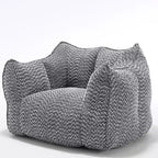 Fauteuils canapés avec mousse haute résilience pour salons et chambres, canapés paresseux carrés confortables, canapés pour adultes pour jouer, lire et regarder la télévision