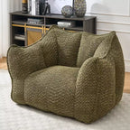 Fauteuils canapés avec mousse haute résilience pour salons et chambres, canapés paresseux carrés confortables, canapés pour adultes pour jouer, lire et regarder la télévision