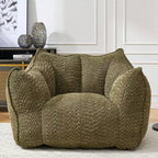 Fauteuils canapés avec mousse haute résilience pour salons et chambres, canapés paresseux carrés confortables, canapés pour adultes pour jouer, lire et regarder la télévision