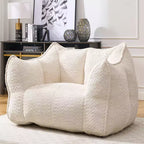 Fauteuils canapés avec mousse haute résilience pour salons et chambres, canapés paresseux carrés confortables, canapés pour adultes pour jouer, lire et regarder la télévision