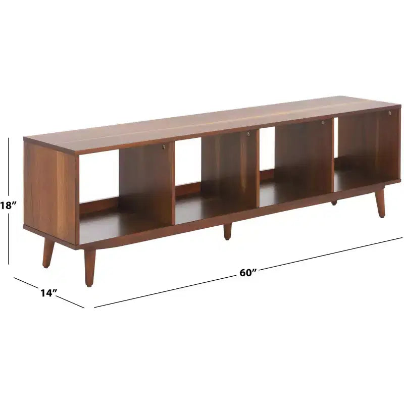 Meuble TV ouvert Cricket 4 - MED5016 - Acacia naturel - Safavieh