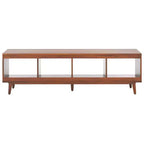 Meuble TV ouvert Cricket 4 - MED5016 - Acacia naturel - Safavieh