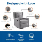 Fauteuil à bascule, pivotant et inclinable 4-en-1 Mikayla de Baby Relax