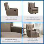 Fauteuil à bascule, pivotant et inclinable 4-en-1 Mikayla de Baby Relax