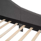 Lit de repos double Whisen rembourré avec tête de lit et accoudoir