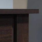 HomeStock Bureau d'ordinateur en bois noir de 92,1 cm de haut avec tiroir universel