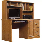 Bureaux de direction HomeStock en bois marron de 57,25 po de hauteur avec tiroir polyvalent