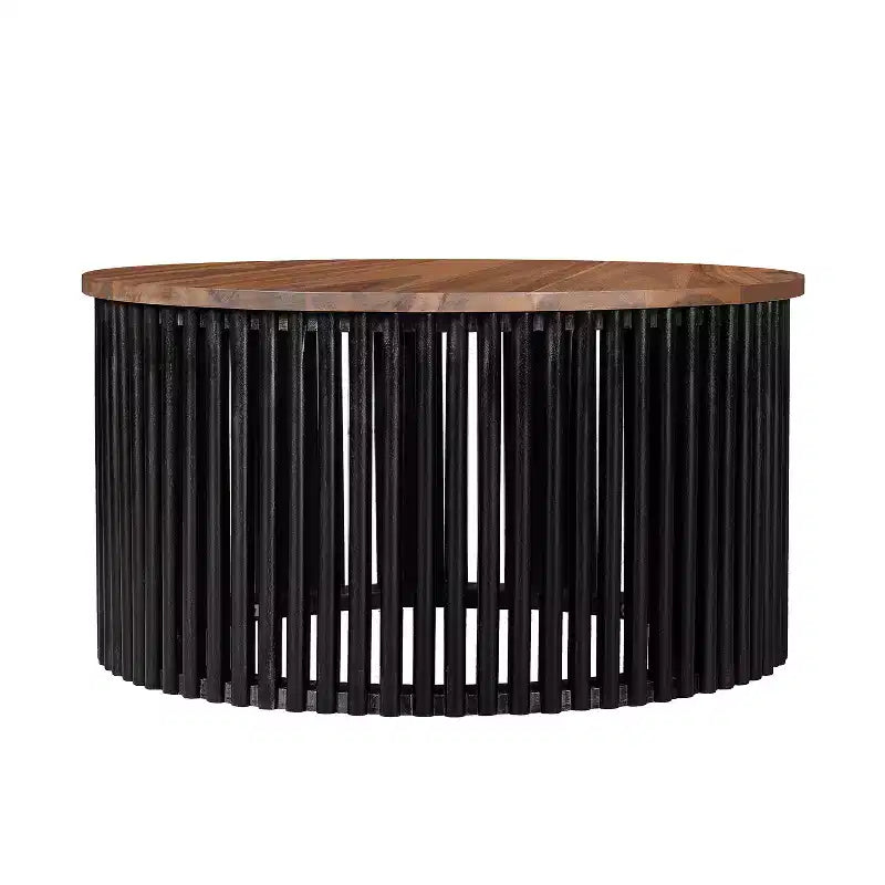 Table basse ronde en bois Vatros
