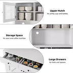 Meuble de rangement de cuisine GustoWave avec étagères