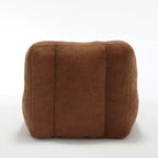 Pouf GDFStudio Toby moderne en velours avec ottoman