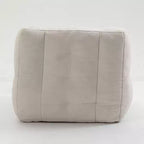 Pouf GDFStudio Toby moderne en velours avec ottoman