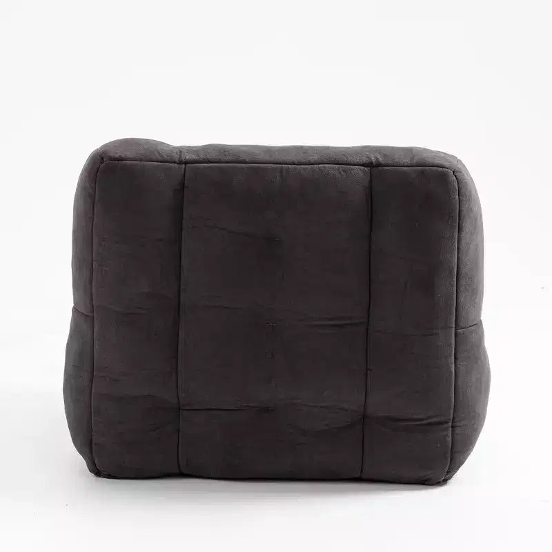 Pouf GDFStudio Toby moderne en velours avec ottoman
