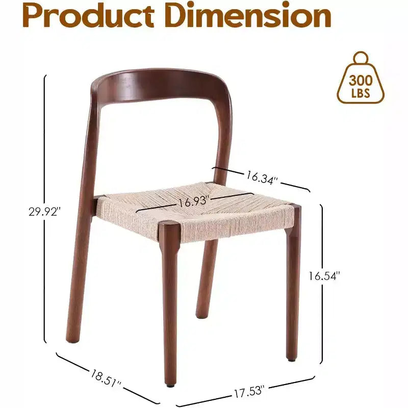 Pexfix Lot de 4 Chaises de Salle à Manger Empilables en Bois