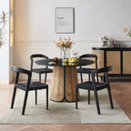 Pexfix Lot de 4 Chaises de Salle à Manger Empilables en Bois