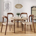 Pexfix Lot de 4 Chaises de Salle à Manger Empilables en Bois