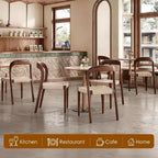 Pexfix Lot de 4 Chaises de Salle à Manger Empilables en Bois