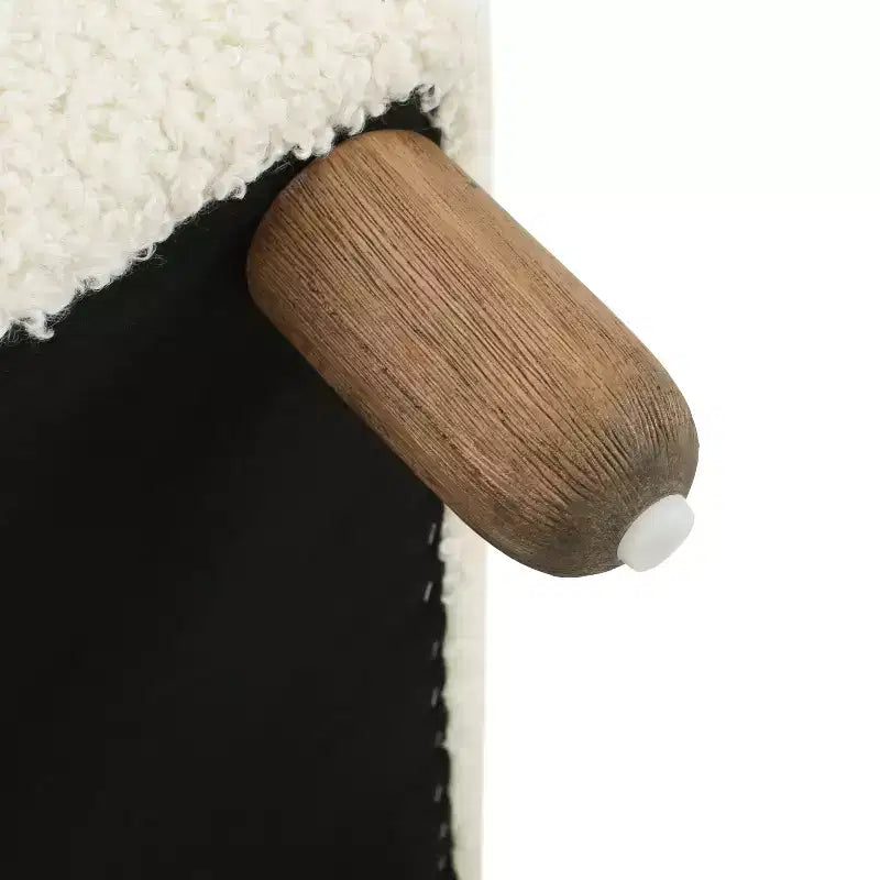 Okak Banc ottoman rembourré confortable avec pieds en bois, repose-pieds rectangulaire extra long pour chambre, entrée, couloir