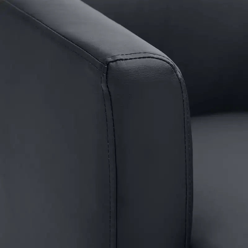 Fauteuil pivotant moderne Okak 27.36 avec accoudoirs, base épaisse, fauteuil confortable pour salon et chambre