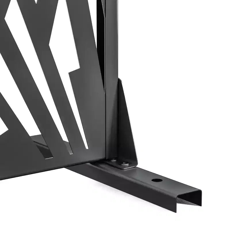 MAYEERTY 72x47 Écran d'intimité extérieur noir, lot de 3 séparateurs pliants naturels pour la cour et le jardin