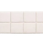 Lit rembourré en bouclé surpiqué carré contemporain Selene de Christopher Knight Home