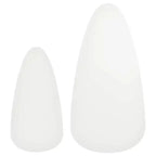 vidaXL Tables basses 2 pcs Blanc Pin massif, MDF Moyen Durable