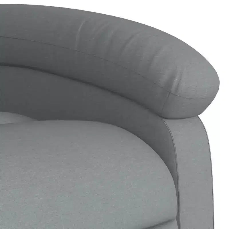 vidaXL Fauteuil inclinable de massage électrique gris clair