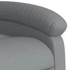 vidaXL Fauteuil inclinable de massage électrique gris clair