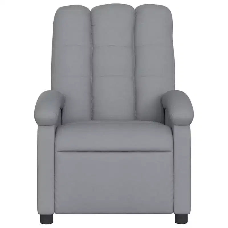 vidaXL Fauteuil inclinable de massage électrique gris clair