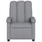 vidaXL Fauteuil inclinable de massage électrique gris clair