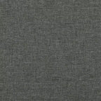 Cadre de lit double vidaXL, plateforme de lit rembourrée en tissu, gris foncé, sans matelas