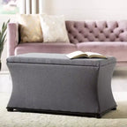 Banc de rangement Aroura - HUD4071 - Gris - Safavieh Couture
