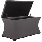 Banc de rangement Aroura - HUD4071 - Gris - Safavieh Couture
