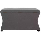 Banc de rangement Aroura - HUD4071 - Gris - Safavieh Couture