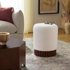 Cerne Ottoman - OTT3402 - Blanc cassé/Marron foncé - Safavieh