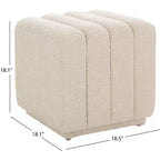 Pouf carré Joseph - OTT1307 - Safavieh