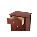 Table de chevet HomeStock 63,5 cm H x 48,26 cm l x 38,1 cm P, 3 tiroirs, Rangement compact